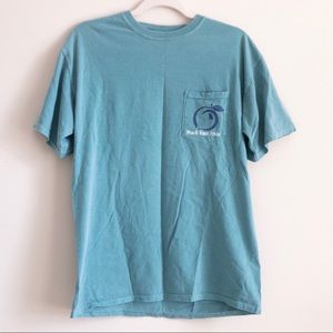 Medium blue peach state pride T-shirt